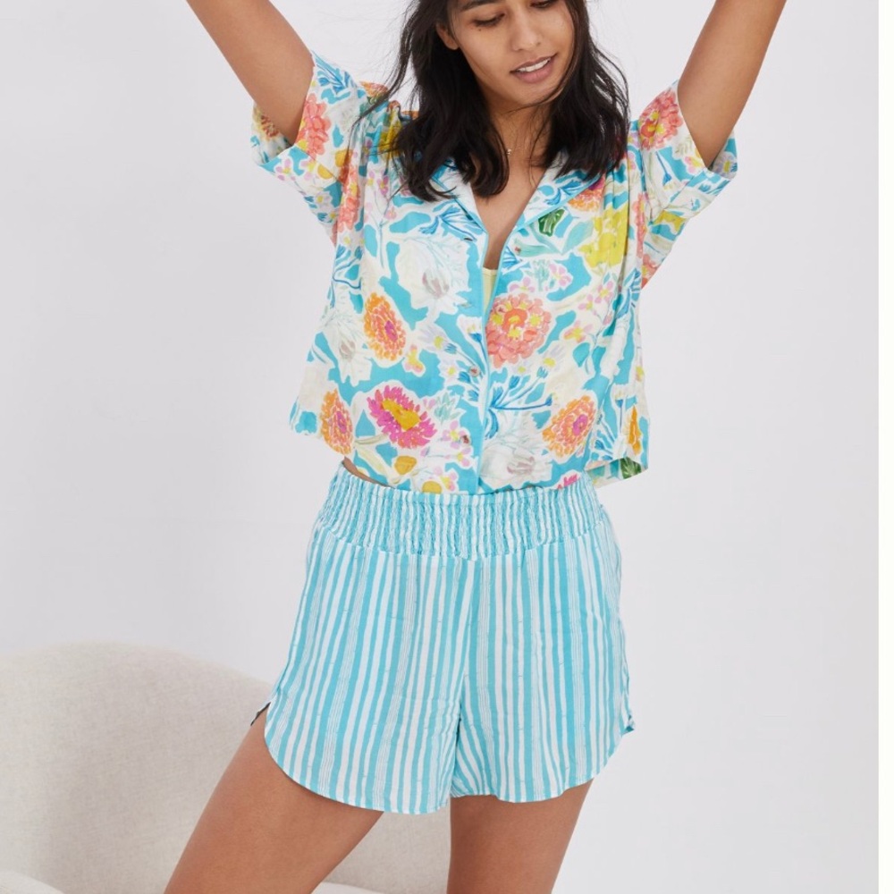 Anthropologie Sisters Gulassa Whimsy Pajama Set sz L